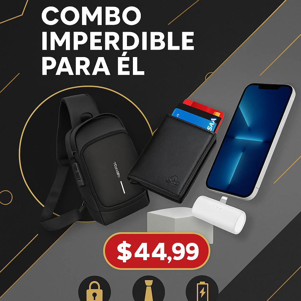 COMBO IMPERDIBLE PARA CABALLERO