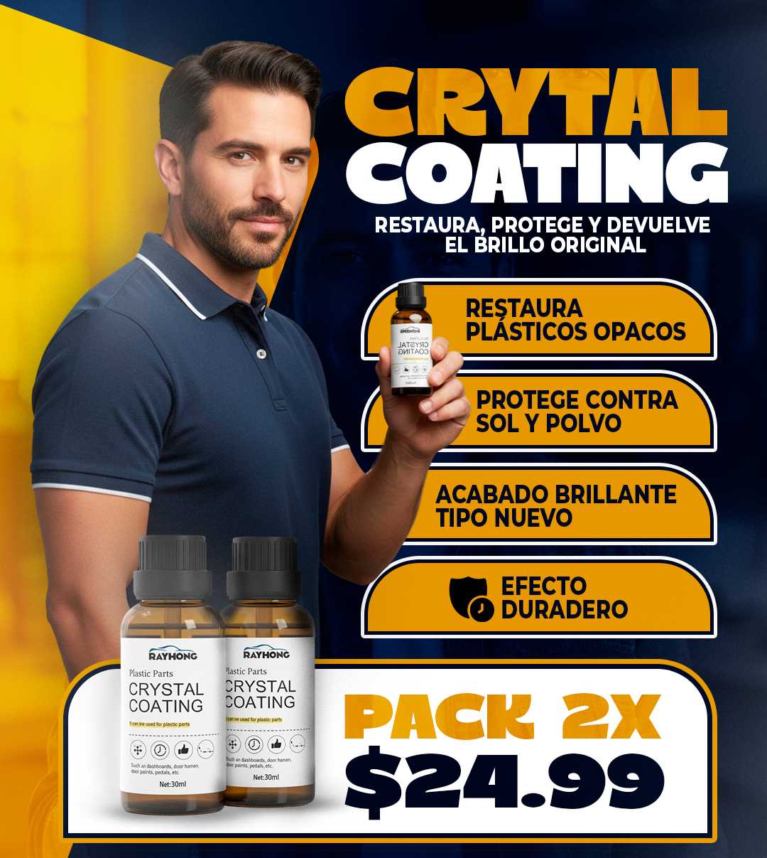 Crystal Coating x 2 Unidades