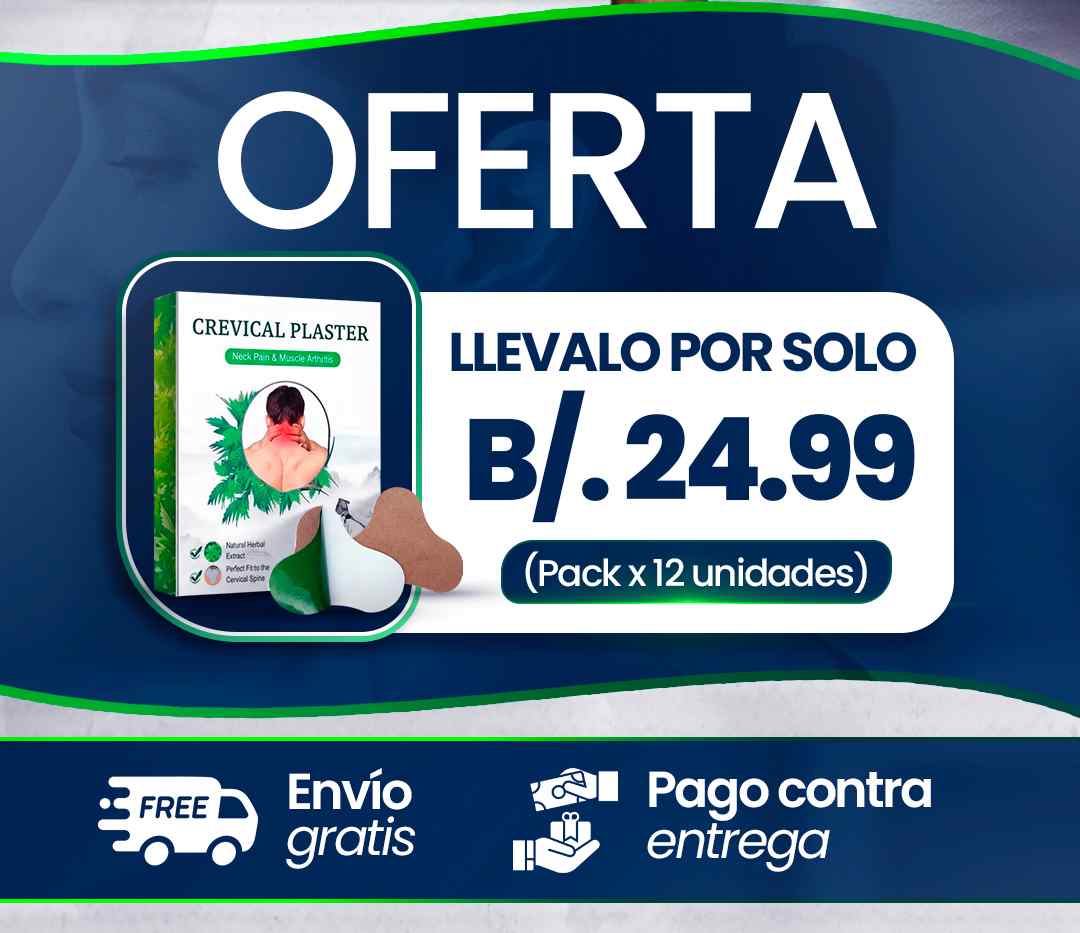 Parche cervical de cuello 1 pack x 12 unidades