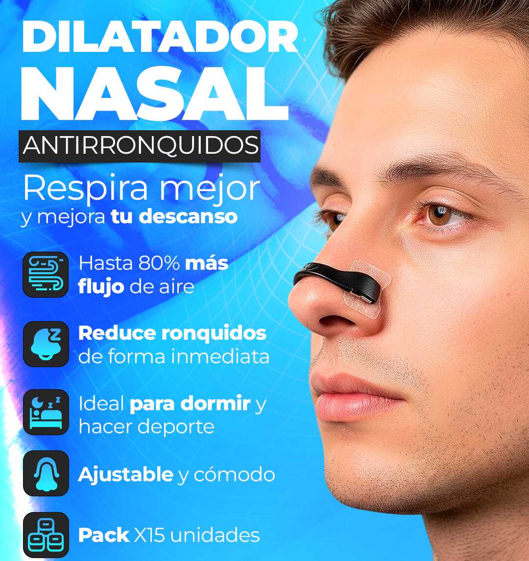 Tira Nasal Respiratoria