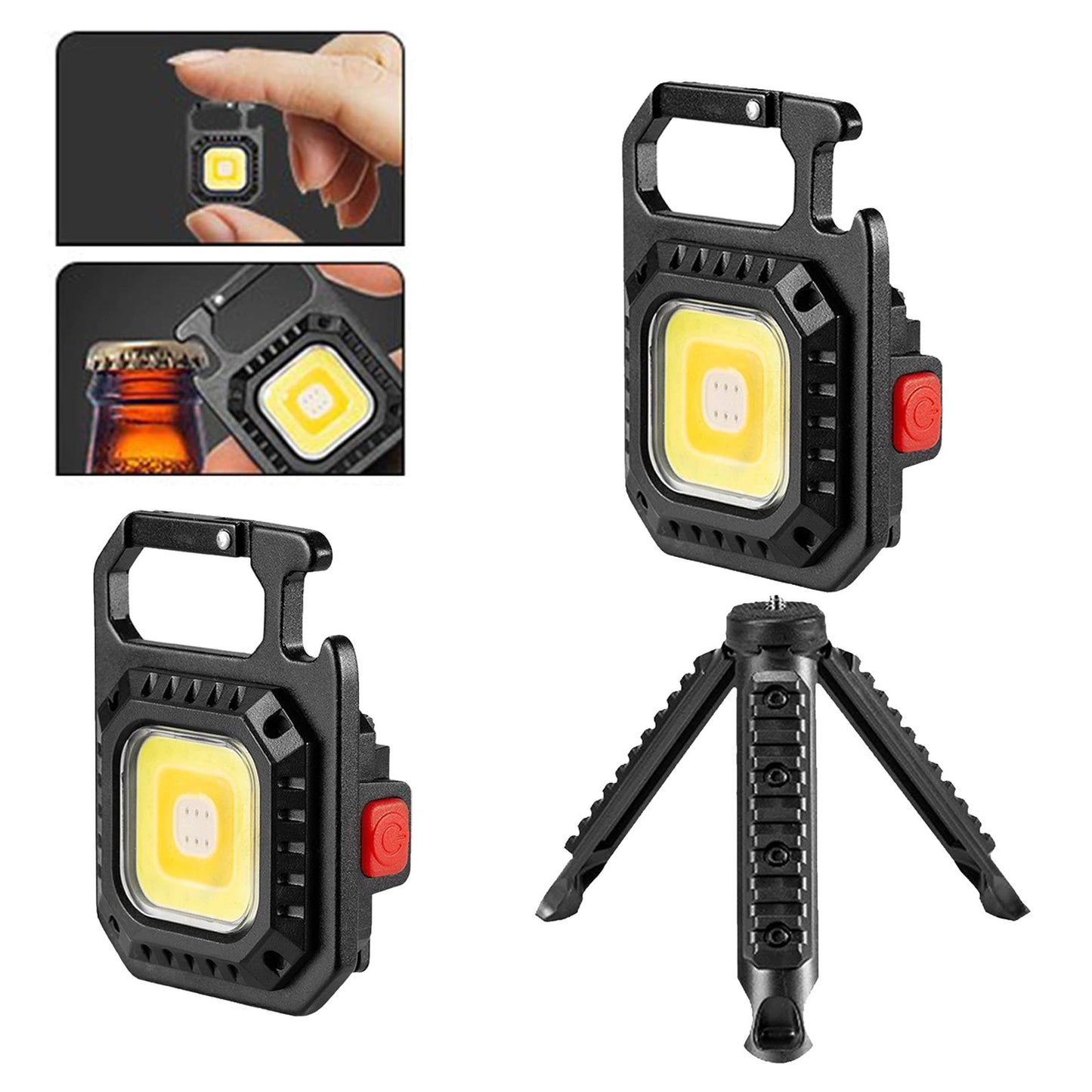 LUZ LED CUADRADA CON TRIPODE