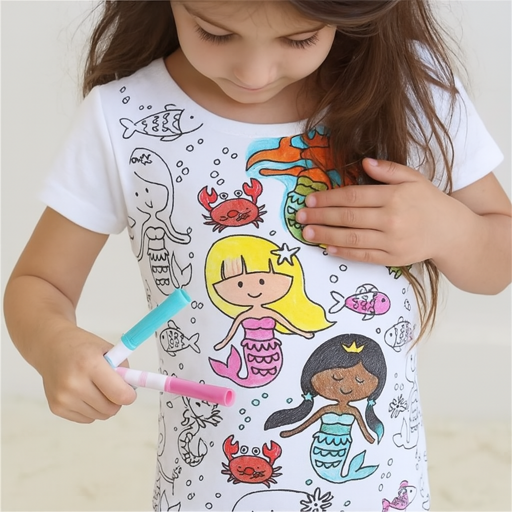 Pijama Coloreable y Lavable