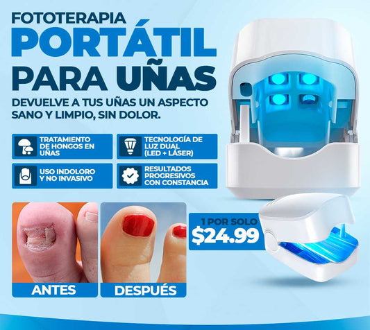 Dispositivo uñas hongos