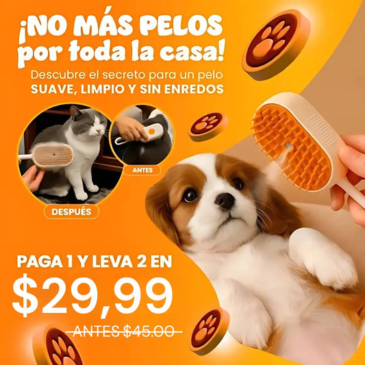 PROMOCIÓN 2X1 CEPILLO CON VAPOR PARA MASCOTAS
