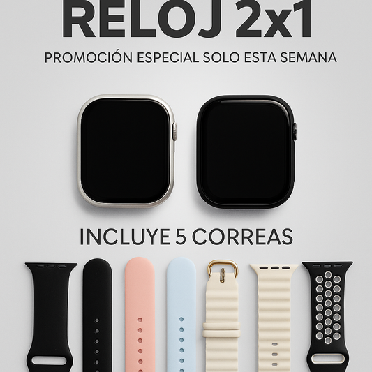 2x1 Reloj Inteligente Smartwatch  Ultra Pro