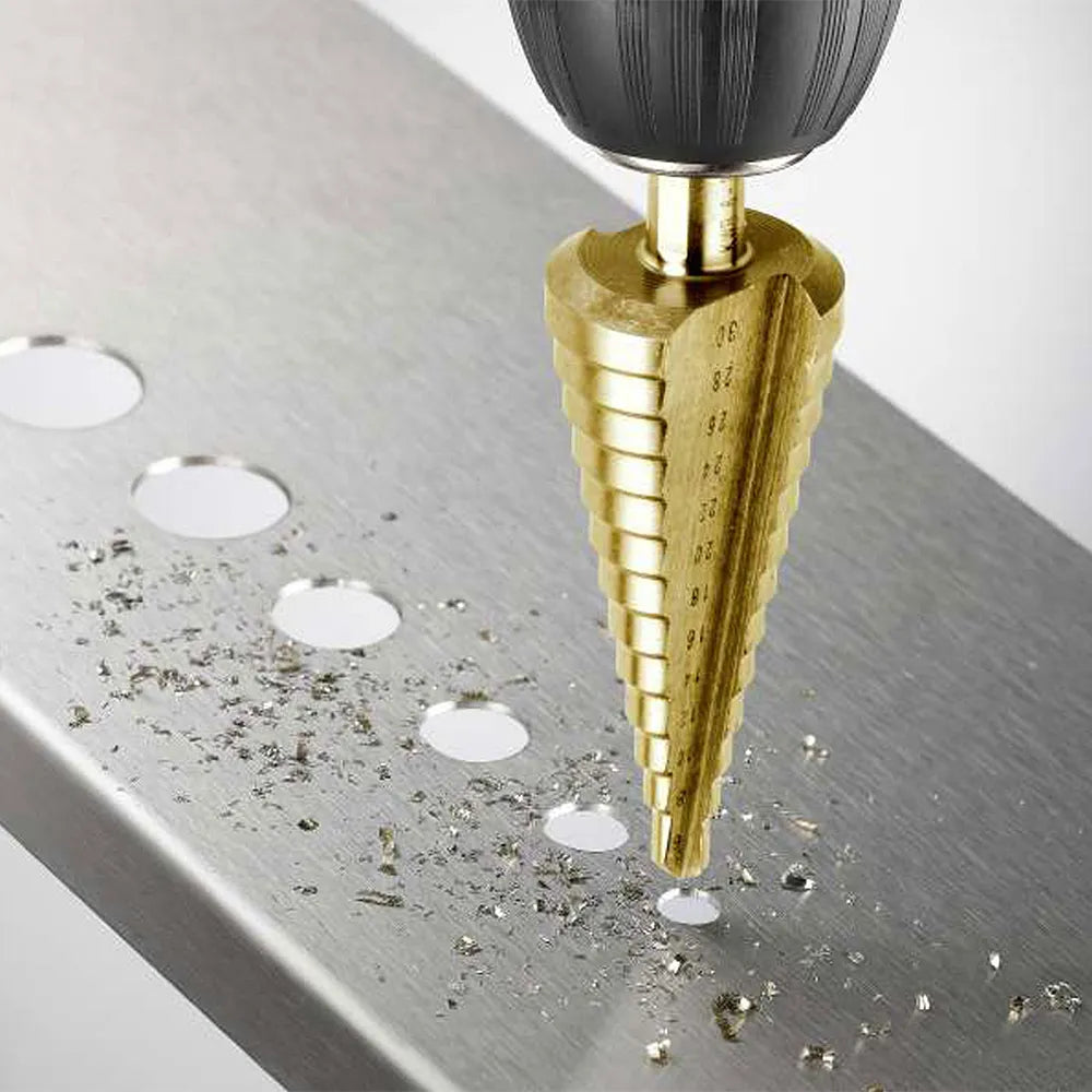 KIT DE BROCAS ESCALONADAS DE TITANIO ¡EN PROMOCIÓN!💥