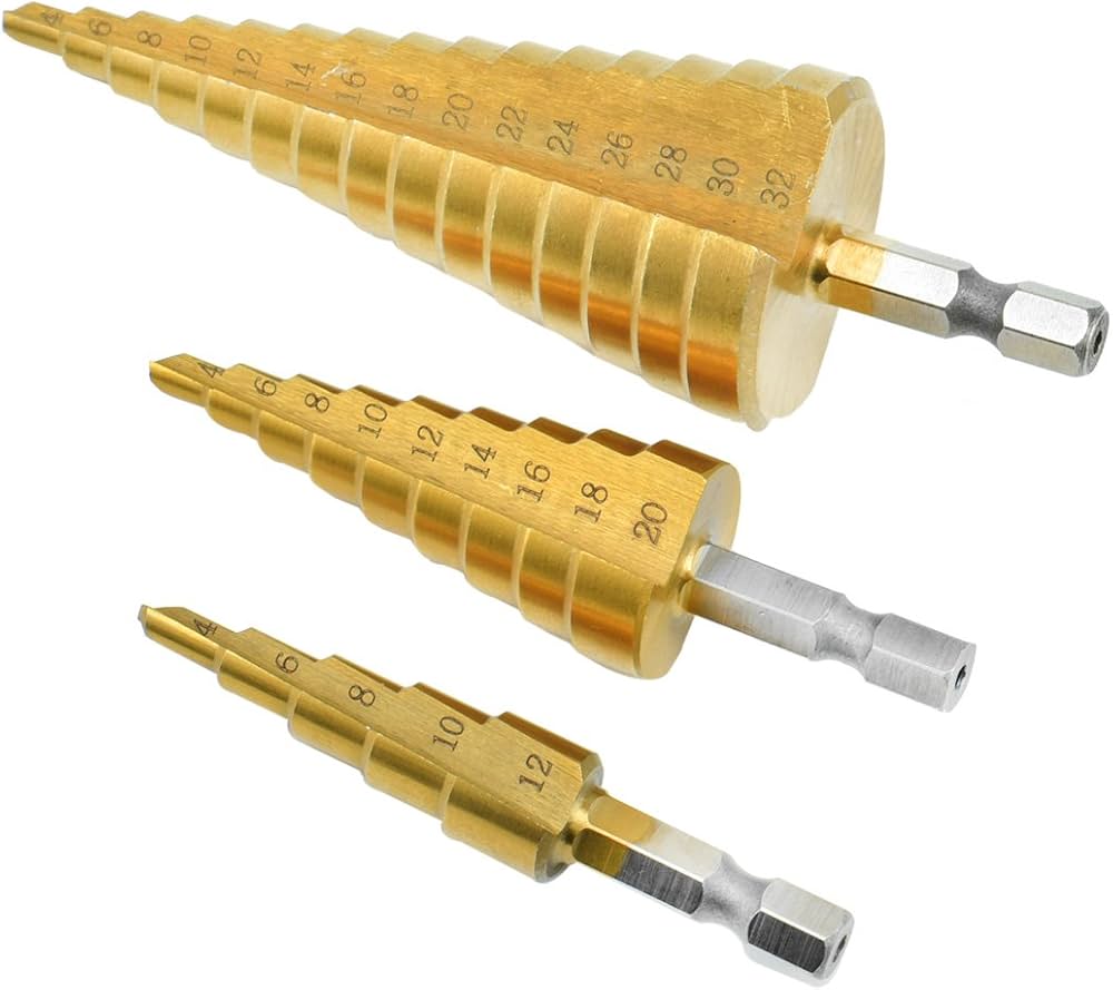 KIT DE BROCAS ESCALONADAS DE TITANIO ¡EN PROMOCIÓN!💥