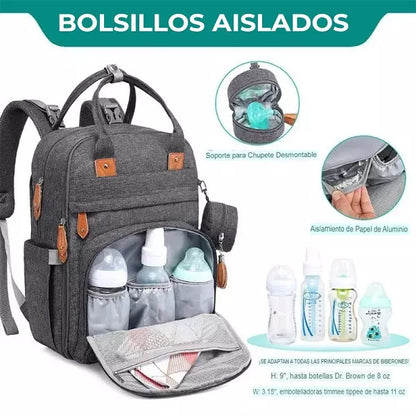 BOLSO CUNA PAÑALERA 3 EN 1 + REGALO SORPRESA