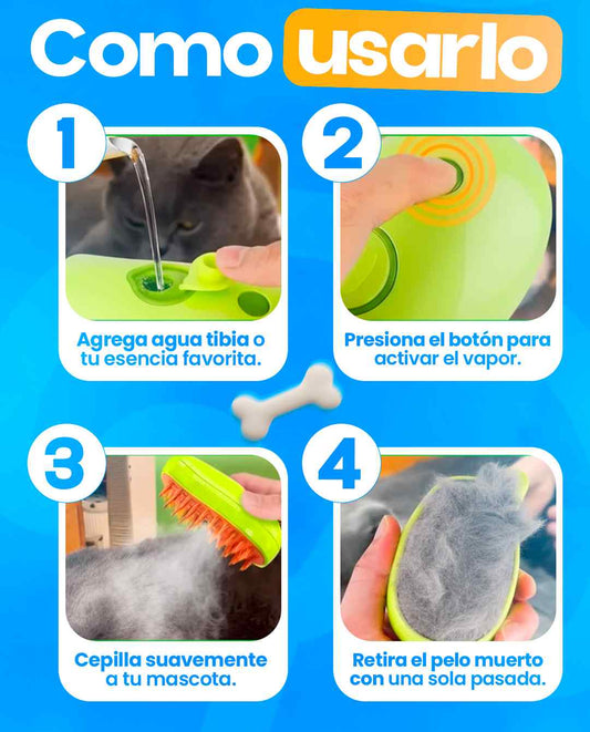 Pet Brush - Cepillo eliminador de pelo mascota