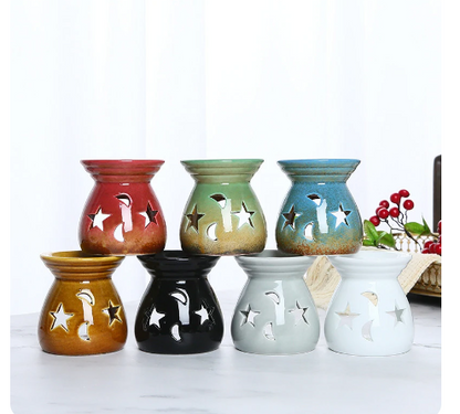 SET QUEMADOR DE INCIENSOS Y ACEITES ESENCIALES 2X1