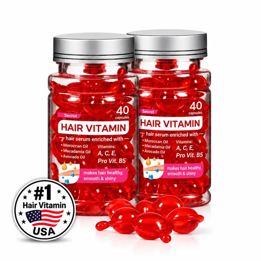 HAIR VITAMIN™ | Cápsulas Restauradoras para el Cabello 2X1