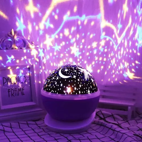 Proyector giratorio de estrellas