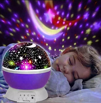 Proyector giratorio de estrellas