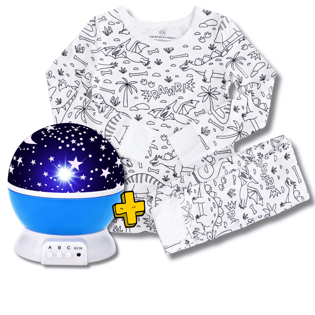 Pijama coloreable + Proyector de galaxia