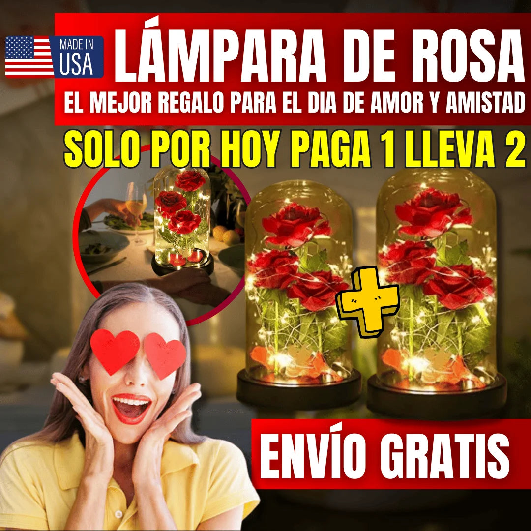 LÁMPARA DE ROSAS PROMOCIÓN 3 X 1✨