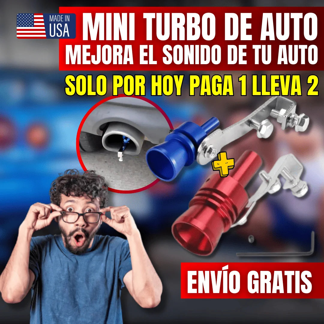 SIMULADOR DE TURBO PARA AUTOS Y MOTOS PROMOCIÓN 2x1🔥