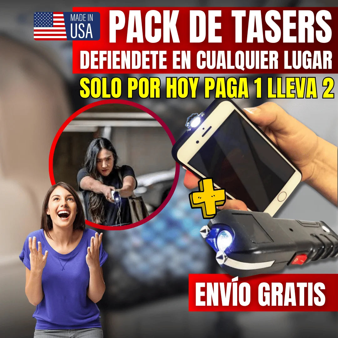 PROMOCION DE TASER PAGA 1 LLEVA 2💥