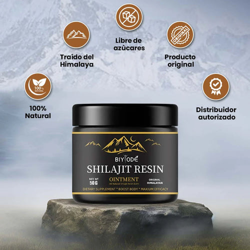 Shilajit puro🍃 fuente de energía vital del HIMALAYA