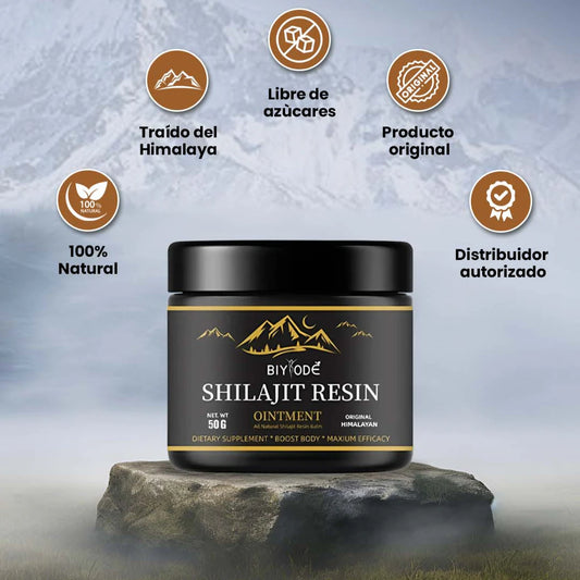 Shilajit puro🍃 fuente de energía vital del HIMALAYA