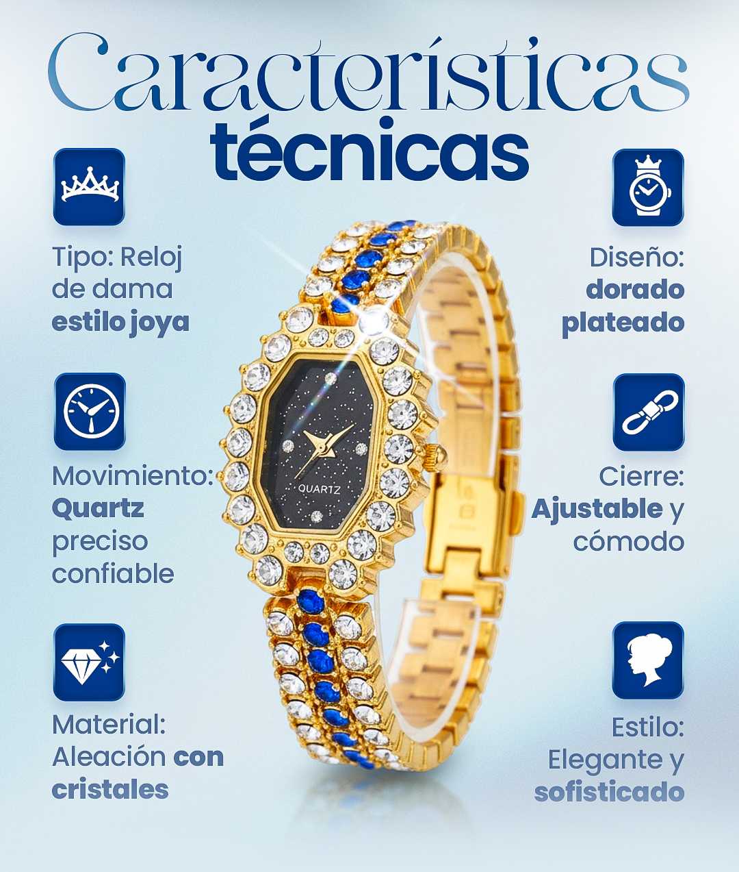 Reloj Dama Imperial x 2 Colores