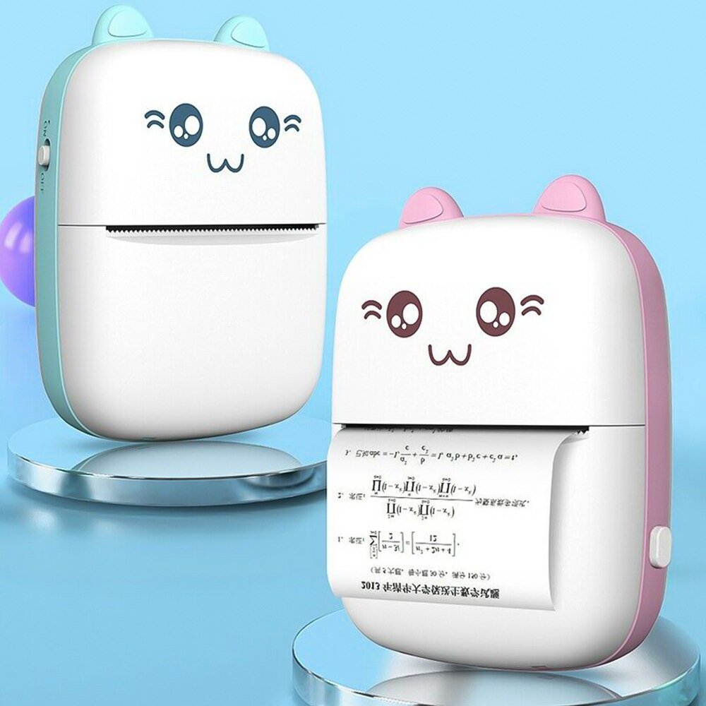 Impresora Mini Portátil con Papel de Impresión
