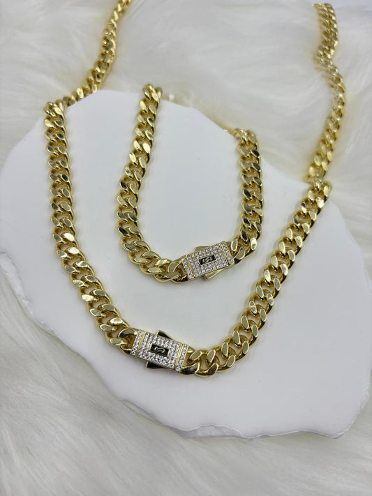 COMBO MONACO ENCHAPADO DE 18K