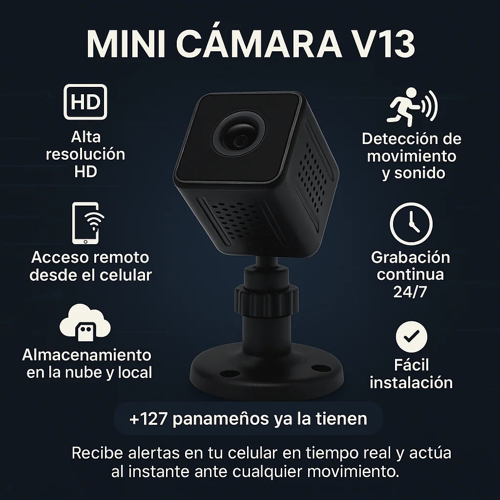 MINI CAMARA WIFI V13 ¡EN PROMOCIÓN!