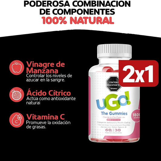 GOMITAS DE VINAGRE DE MANZANA UGO