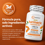 Turmeric Cúrcuma · fórmula pura