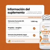 Turmeric Cúrcuma · información del suplemento