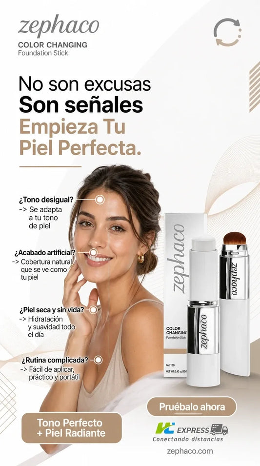 BASE DE MAQUILLAJE COREANA HIDRATANTE DOS PUNTAS