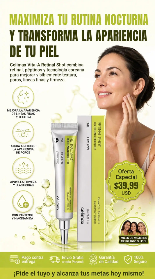 Fiorea® Retinol Shot - Piel firme y luminosa