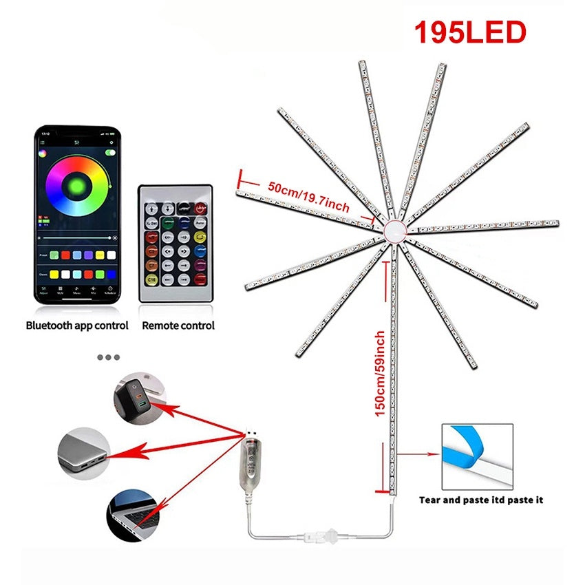 LUZ LED INTELIGENTE FUEGOS PIROTECNICOS ¡PROMOCIÓN NAVIDEÑA!✨